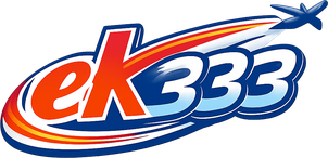 ek 333 লাল ইস্পোর্টস লোগো